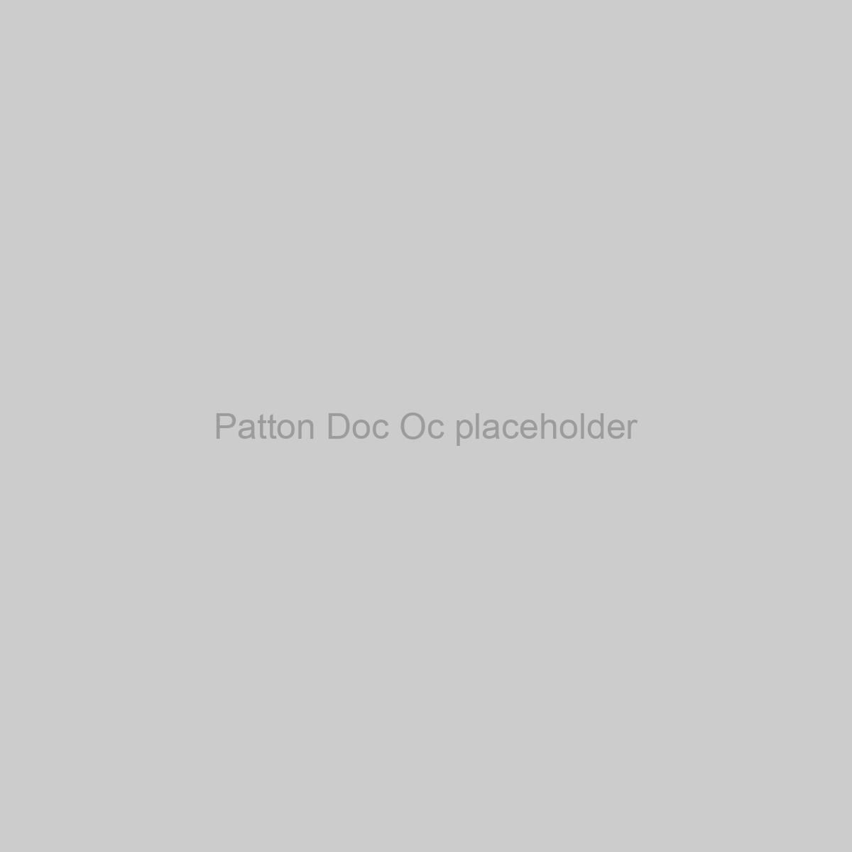 Patton Doc Oc Placeholder Image